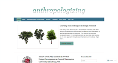 Desktop Screenshot of anthropologizing.com