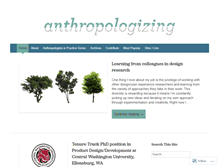 Tablet Screenshot of anthropologizing.com